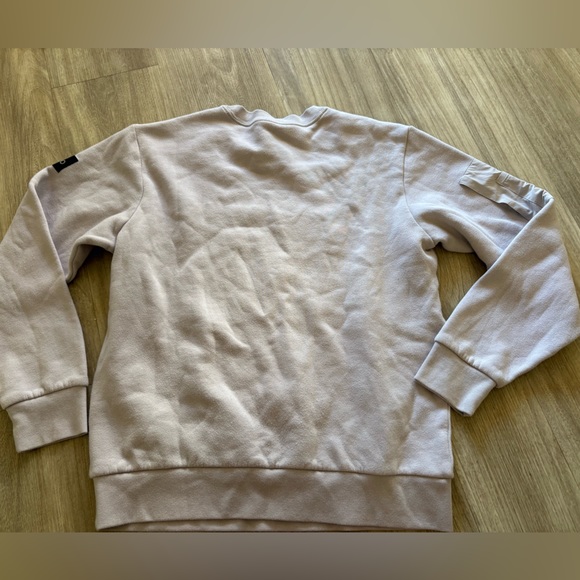 ALO Yoga Crewneck pullover sweater light pastel purple gray - Picture 6 of 10